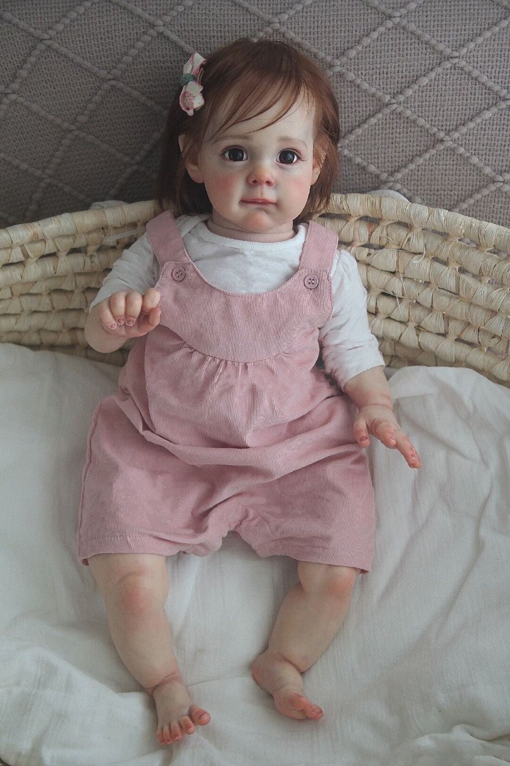 2142 White Pink Sling Dolls Foto