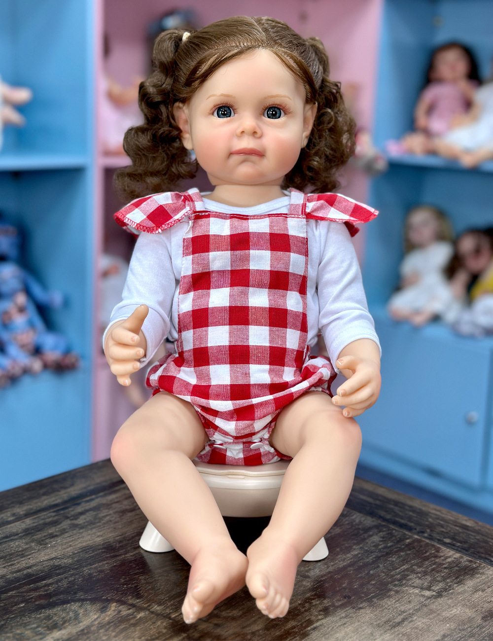 Grianghraf doll plaid dearg 2142