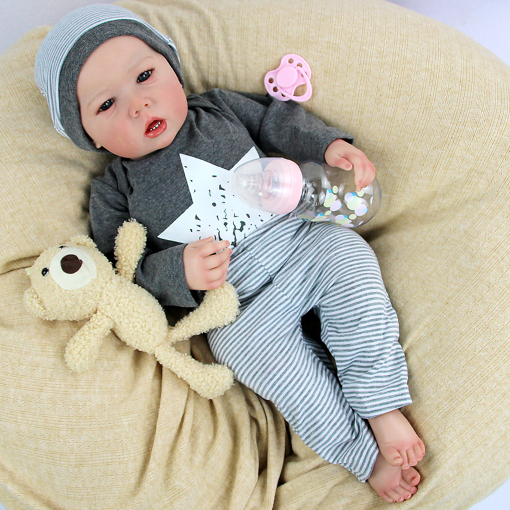 Muñeca Set Estrella Gris y Blanca